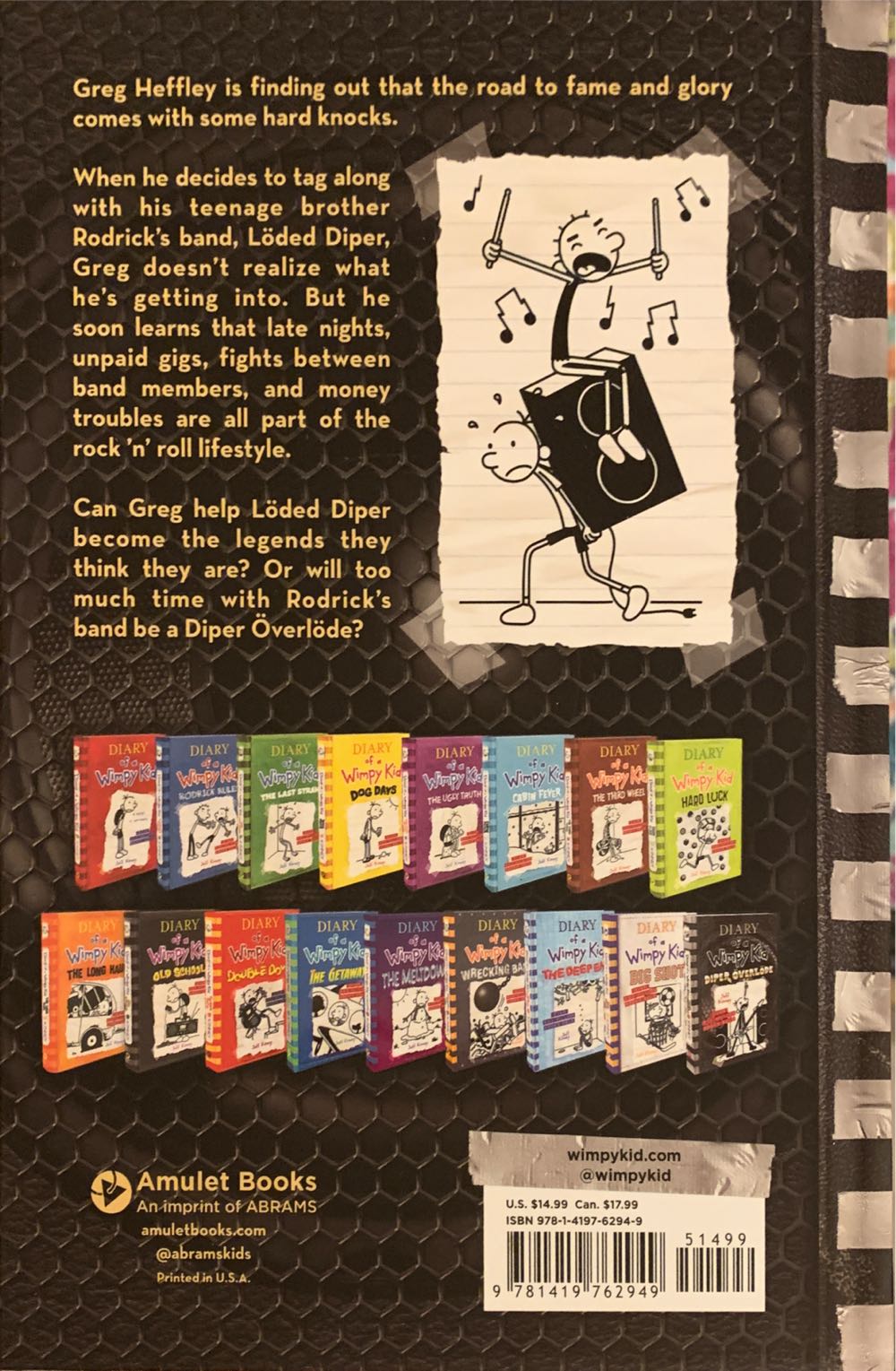 Diary Of A Wimpy Kid #17 Diper Överlöde - Jeff Kinney (Readerlink - Hardcover) book collectible [Barcode 9781419762949] - Main Image 2