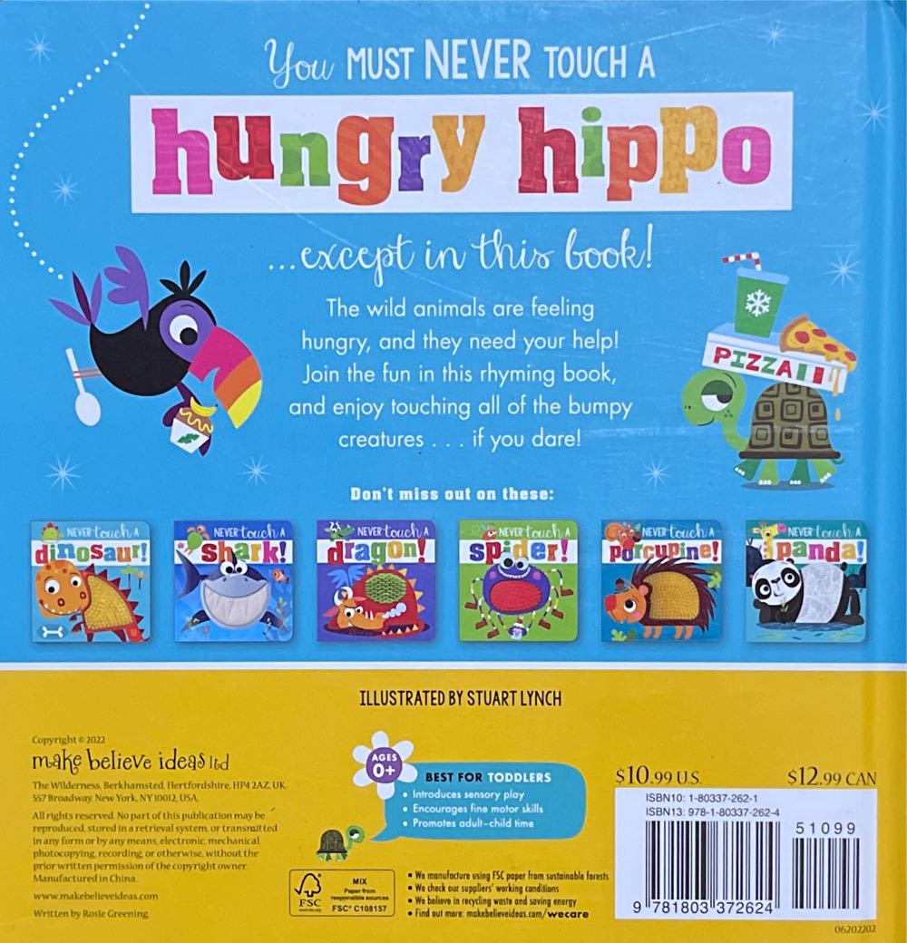 Never Touch a Hungry Hippo! - Rosie Greening book collectible [Barcode 9781803372624] - Main Image 2
