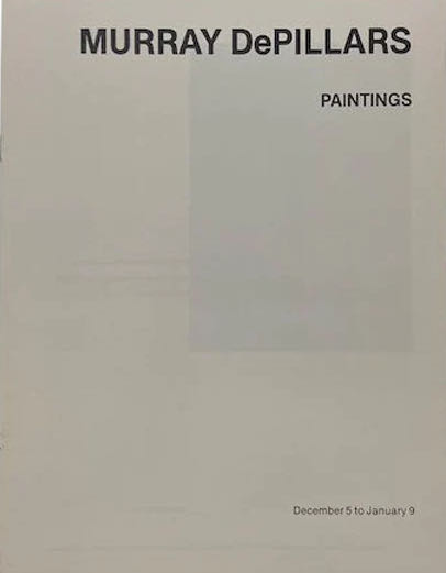 Murray DePillars: Paintings