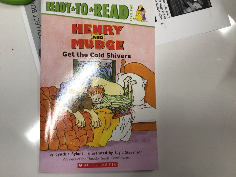 Ready To Read Level 2 Henry And Mudge Get The Cold Shivers