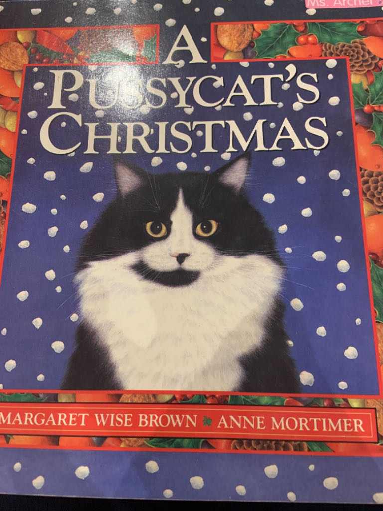 A Pussycats Christmas - Margaret wise brown book collectible - Main Image 1