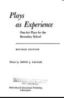 Plays as Experience