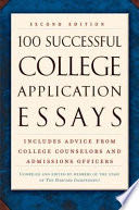 100 Successful College Application Essays