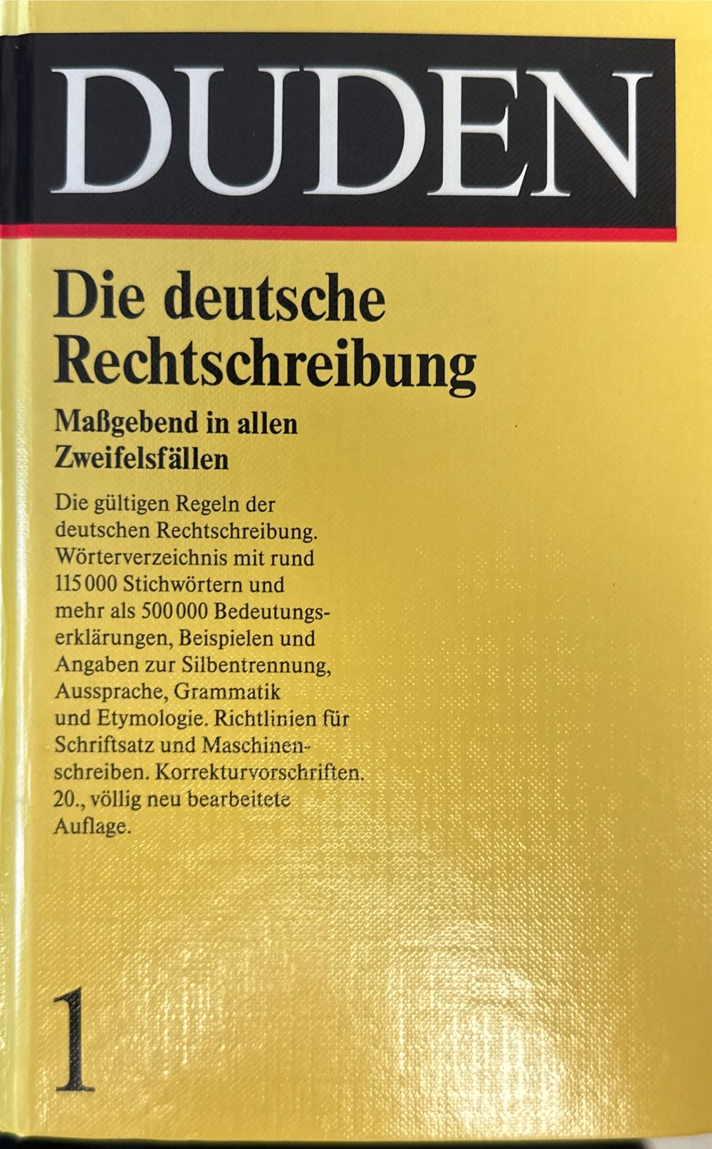 Duden Rechtschreibung der deutschen Sprache