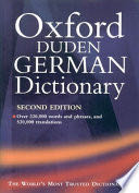 The Oxford-Duden German Dictionary
