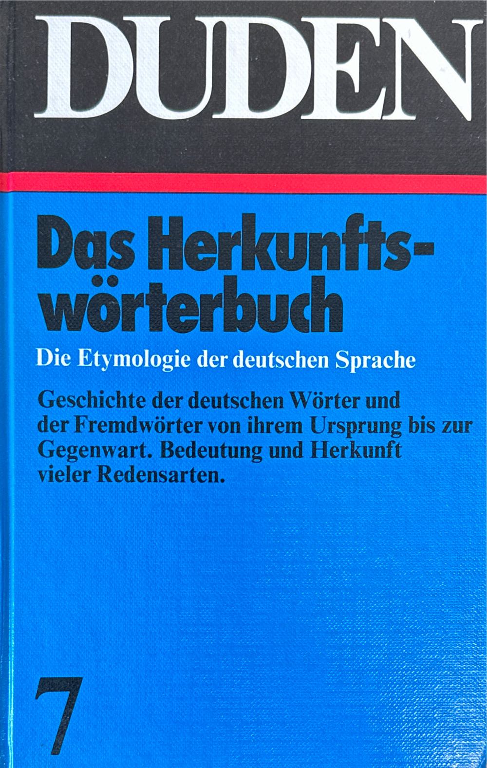 Duden, Das Herkunftswörterbuch