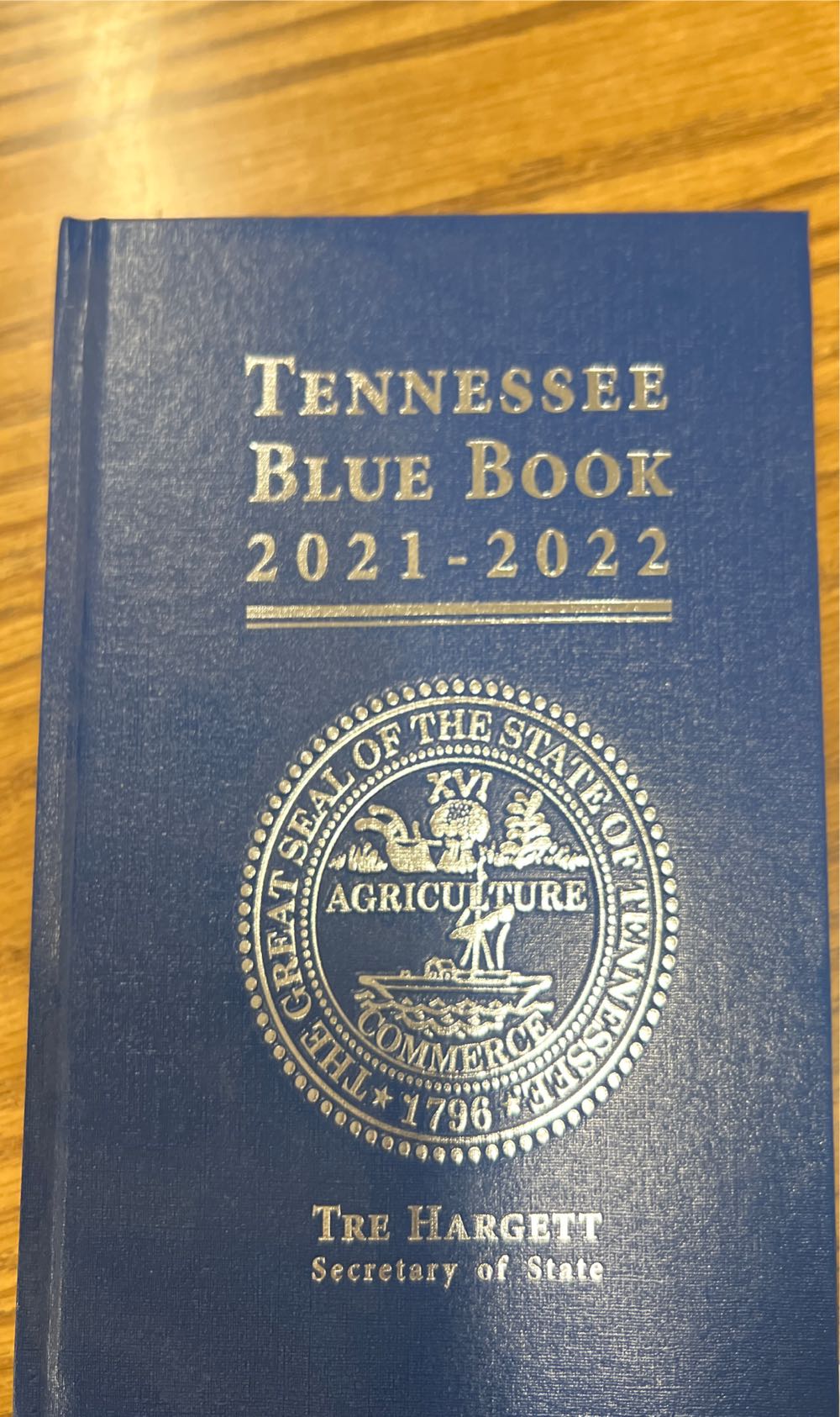 Tennessee Blue Book 2021-2022