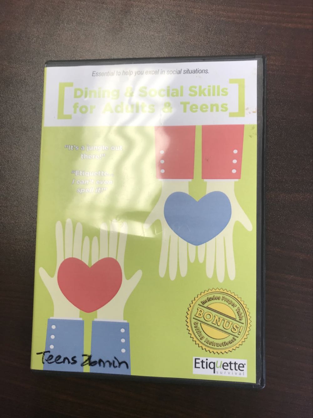 Dining And Social Skills For Adults And Teens