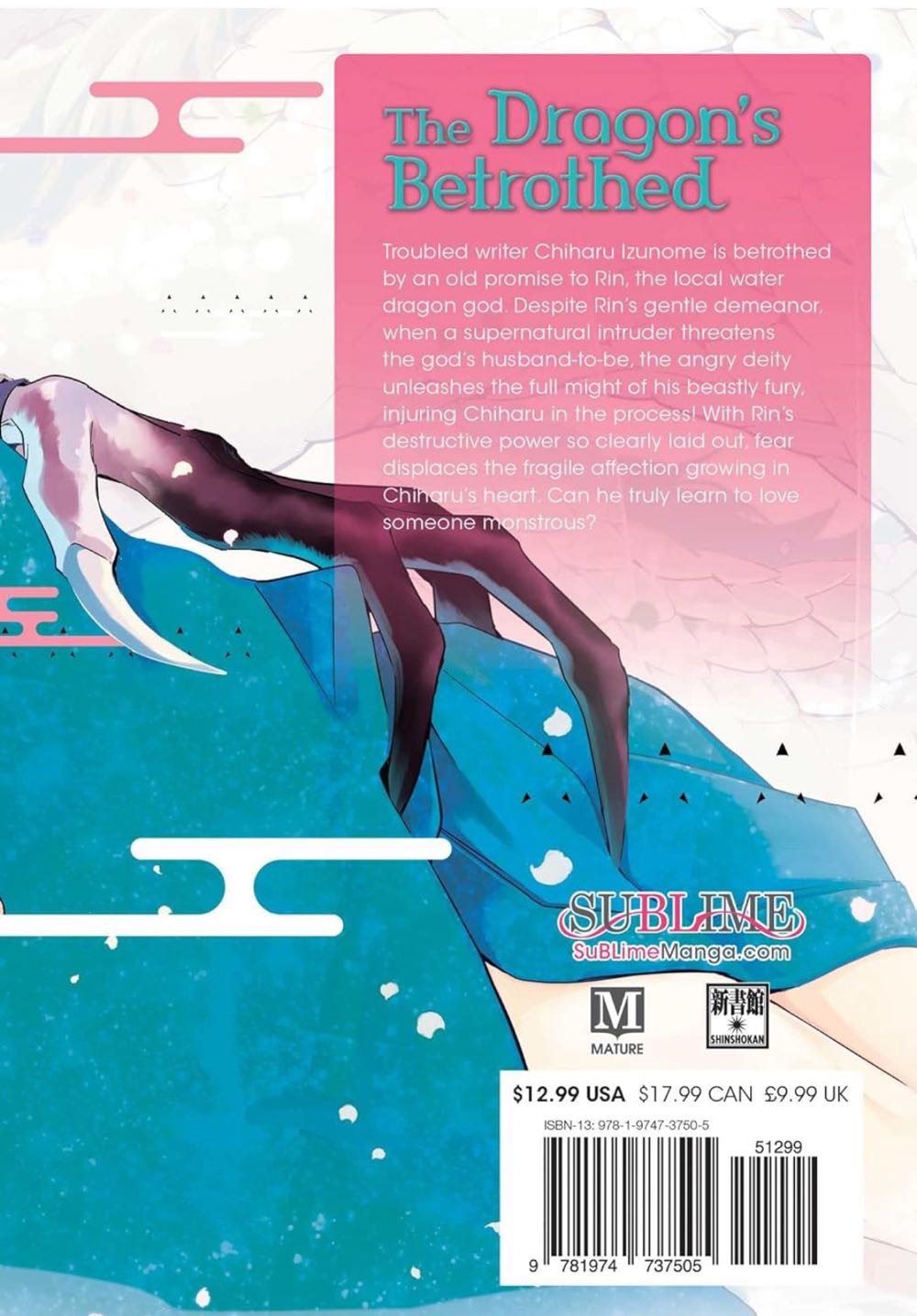 The Dragon’s Betrothed Vol. 2 - Meguru Hinohara (SuBLime - Kindle) book collectible [Barcode 9781974737505] - Main Image 2