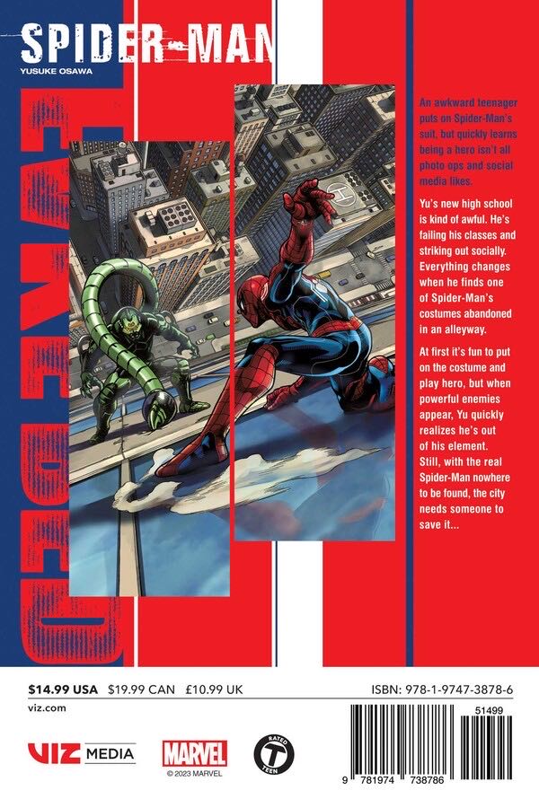 Spider-Man: Fake Red - Yusuke Osawa (VIZ Media LLC) book collectible [Barcode 9781974738786] - Main Image 2
