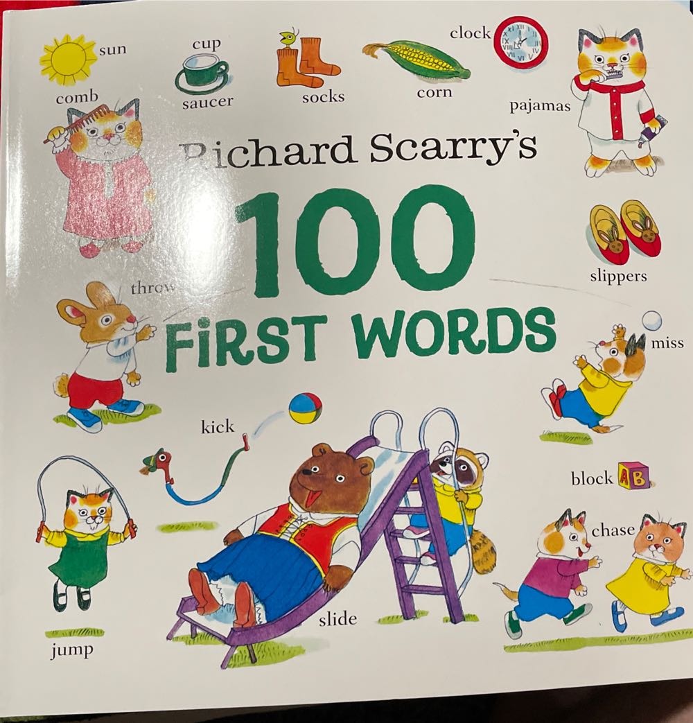 Richard Scarry’s 100 First Words - Richard Scarry book collectible [Barcode 9780593704318] - Main Image 1