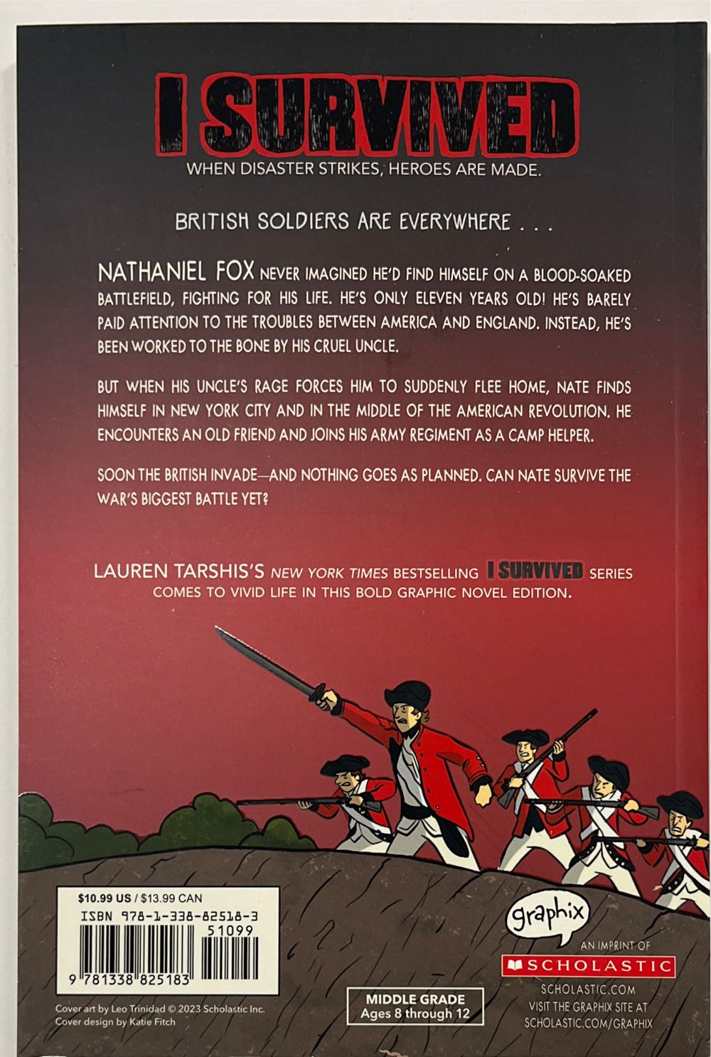 I Survived the American Revolution, 1776 (I Survived Graphic Novel #8) - Lauren Tarshis (Graphix) book collectible [Barcode 9781338825183] - Main Image 2