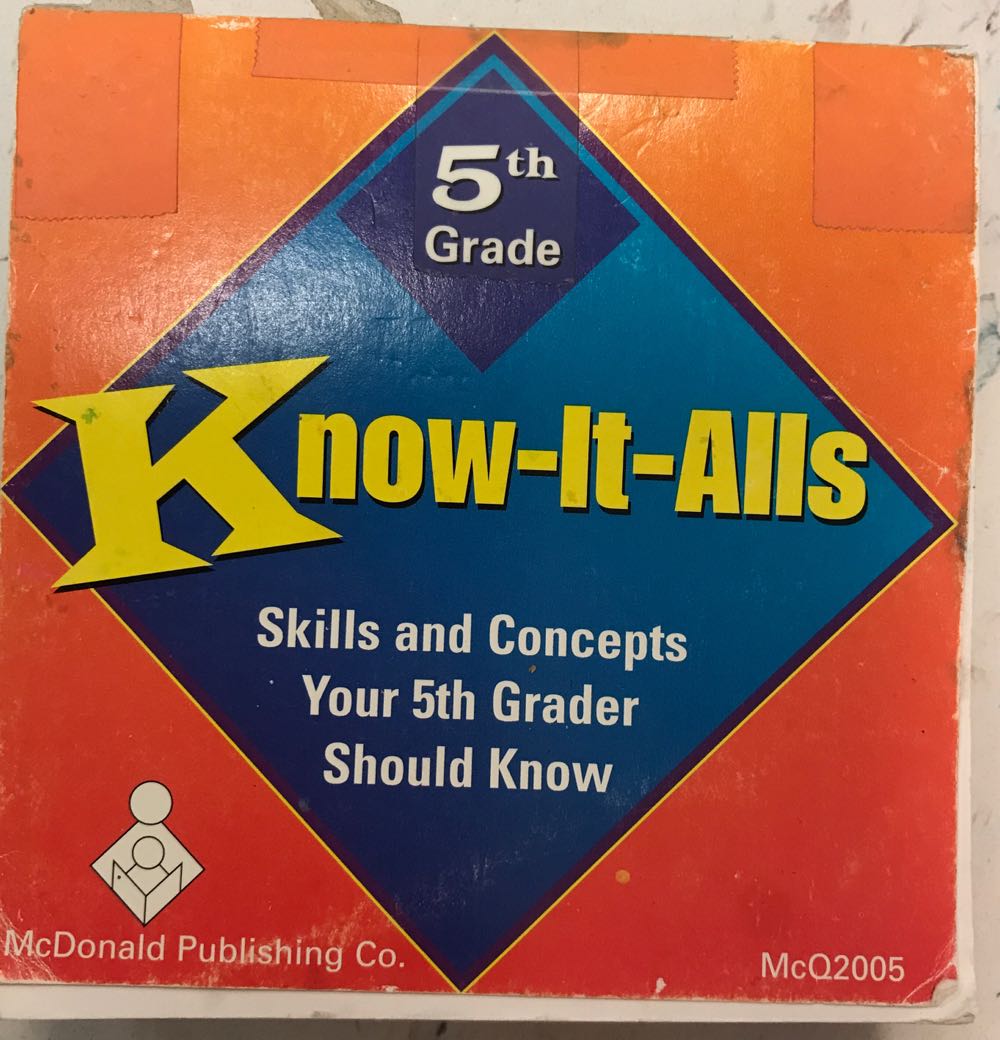 5th Grade Know-It-Alls
