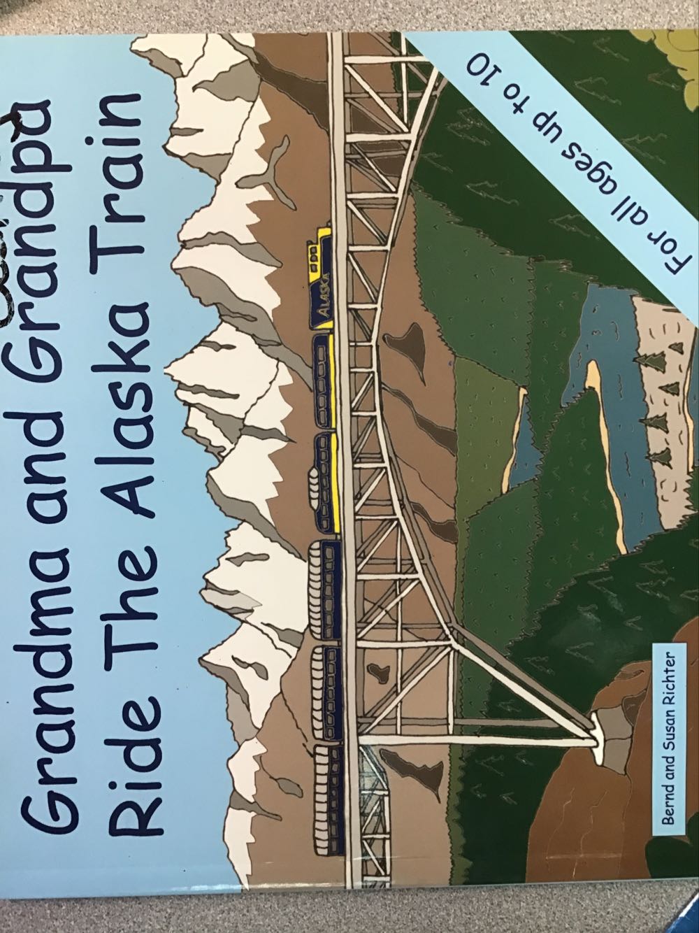 Grandma and Grandpa Ride Alaska Train