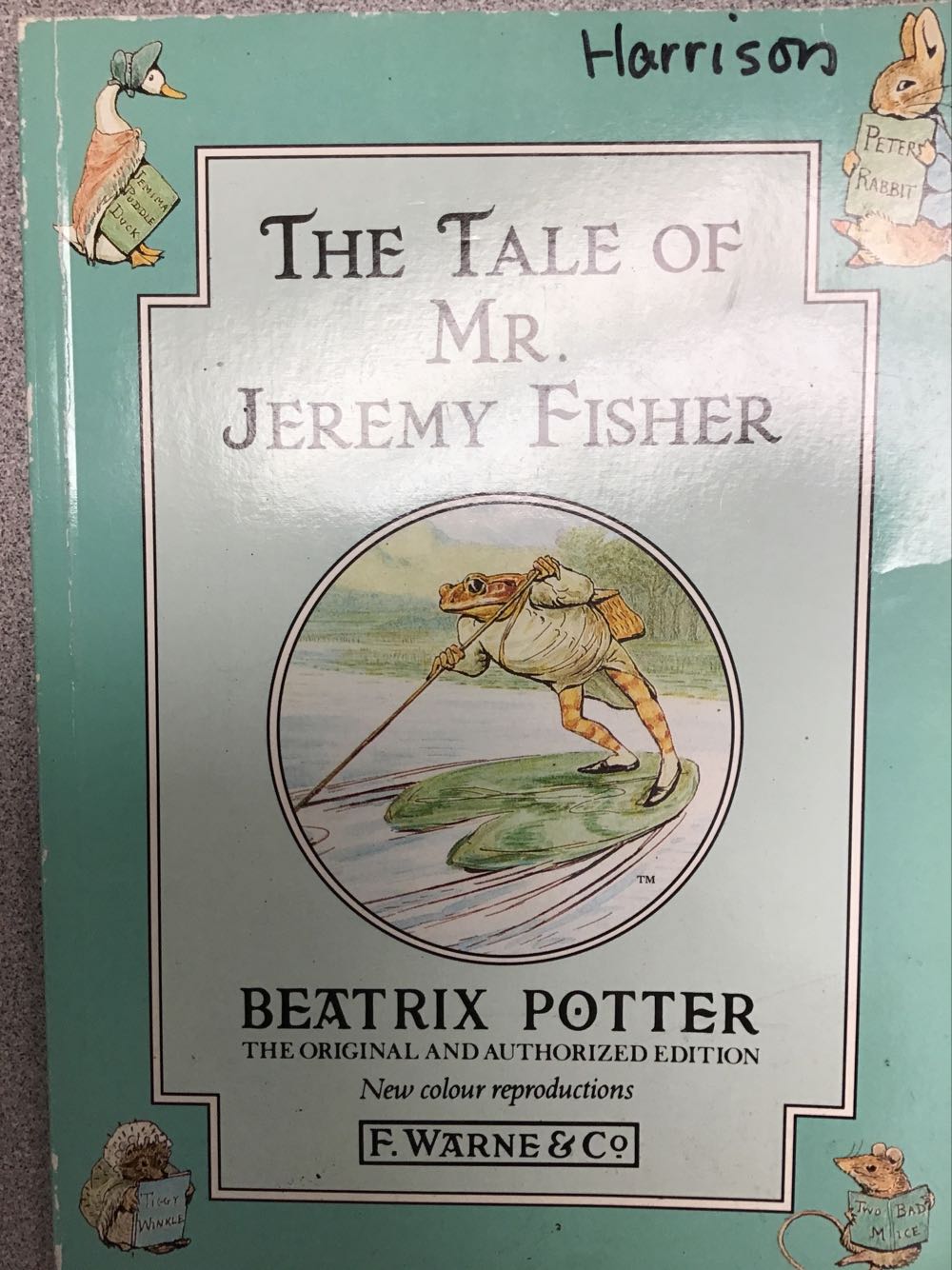 The Tale of Mr. Jeremy Fisher