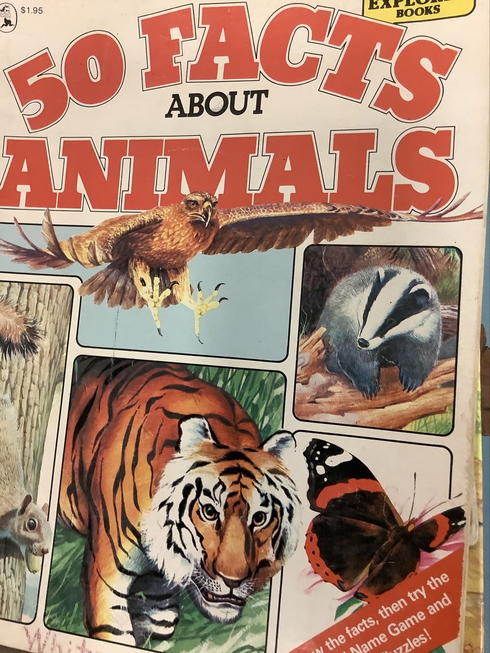 50 Facts About Animals - Ron Taylor book collectible - Main Image 1