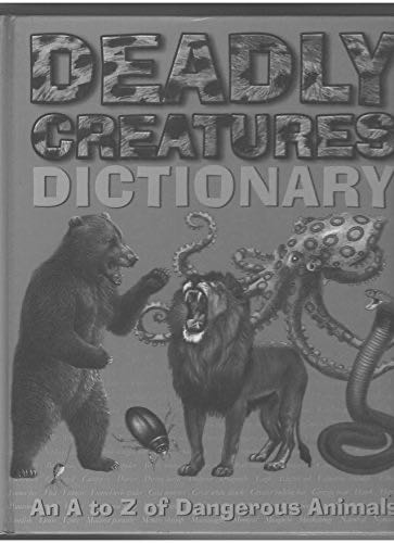 Deadly Creatures Dictionary - Gadd House book collectible [Barcode 9781906606299] - Main Image 1