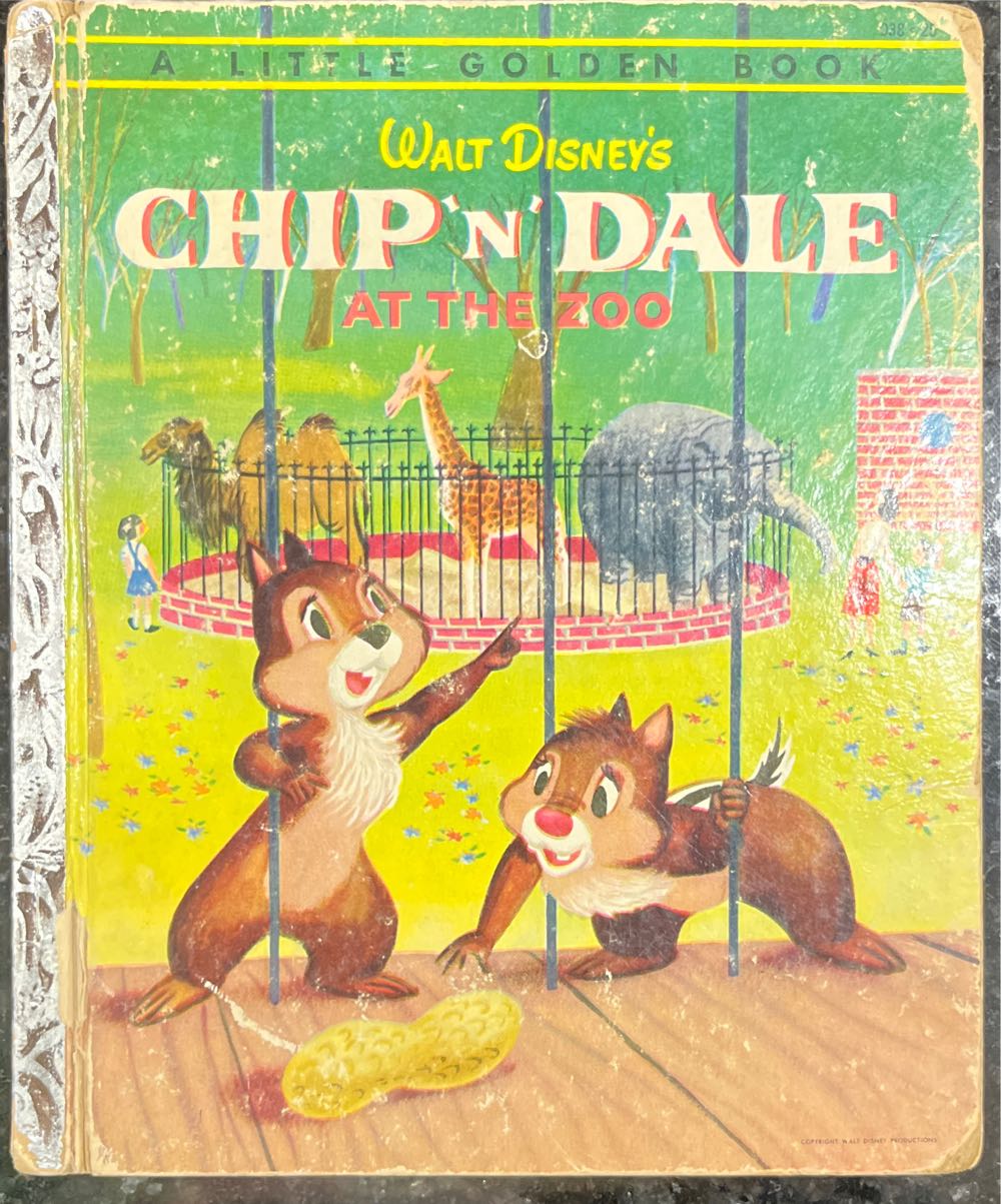 Chip ‘n’ Dale At The Zoo - Annie North Bedford (Simon and Schuster) book collectible - Main Image 1