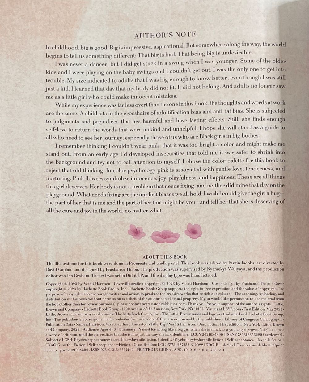 Big - Harrison, Vashti book collectible [Barcode 9780316353229] - Main Image 2