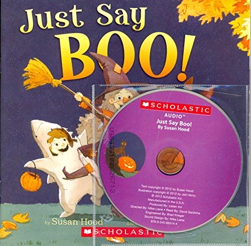 Just Say Boo! Paperback And Read Along Cd