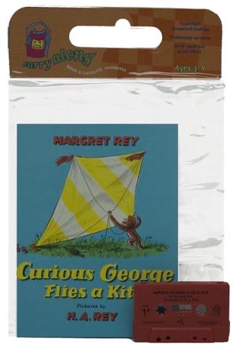 Curious George Flies A Kite Book & Cassette