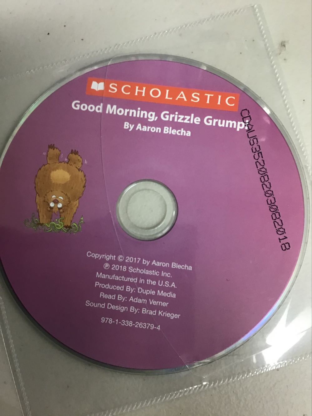 Good Morning, Grizzle Grump Book& Audio