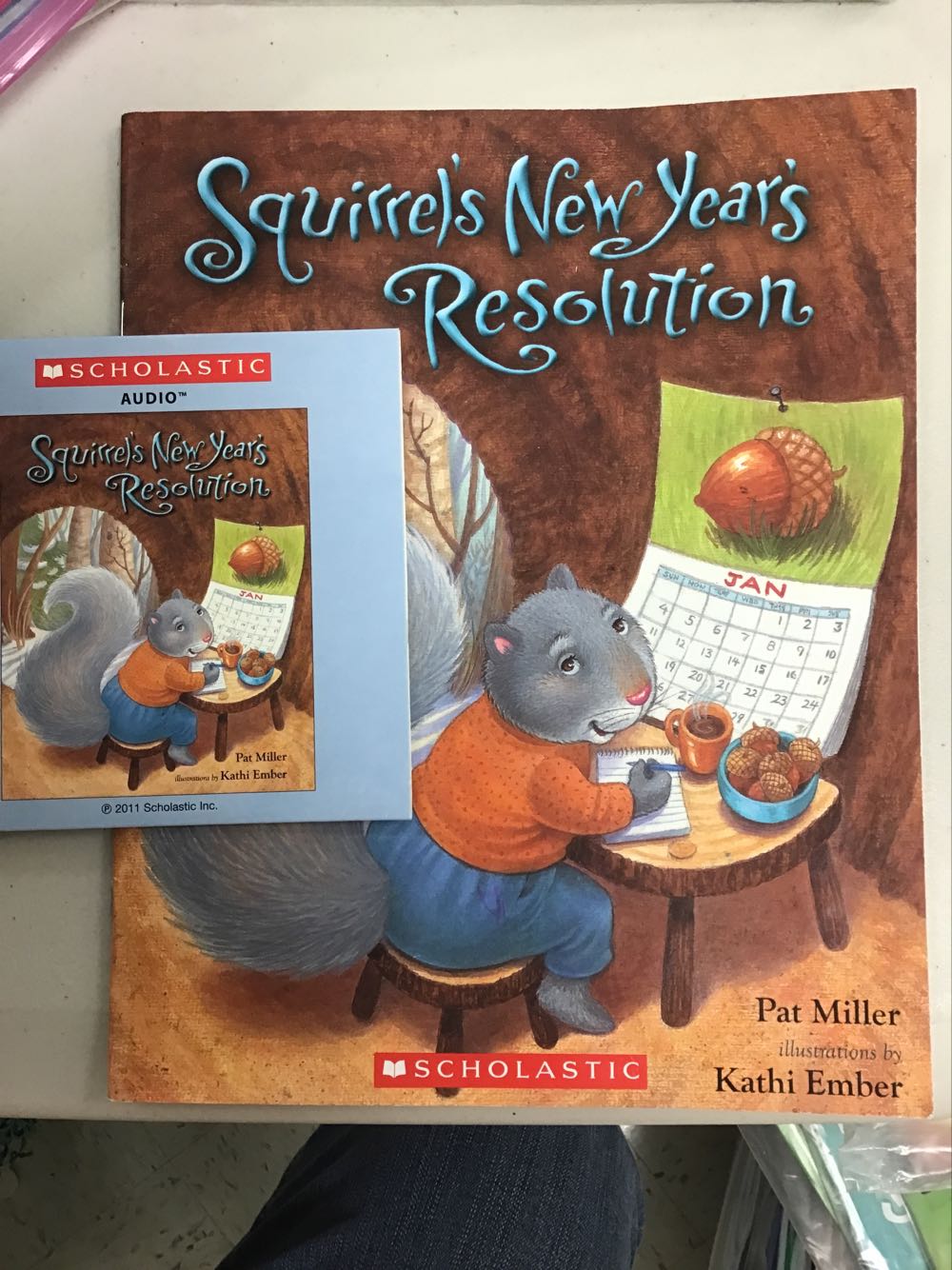 Squirrel’s New Year’s Resolution Book & Audio