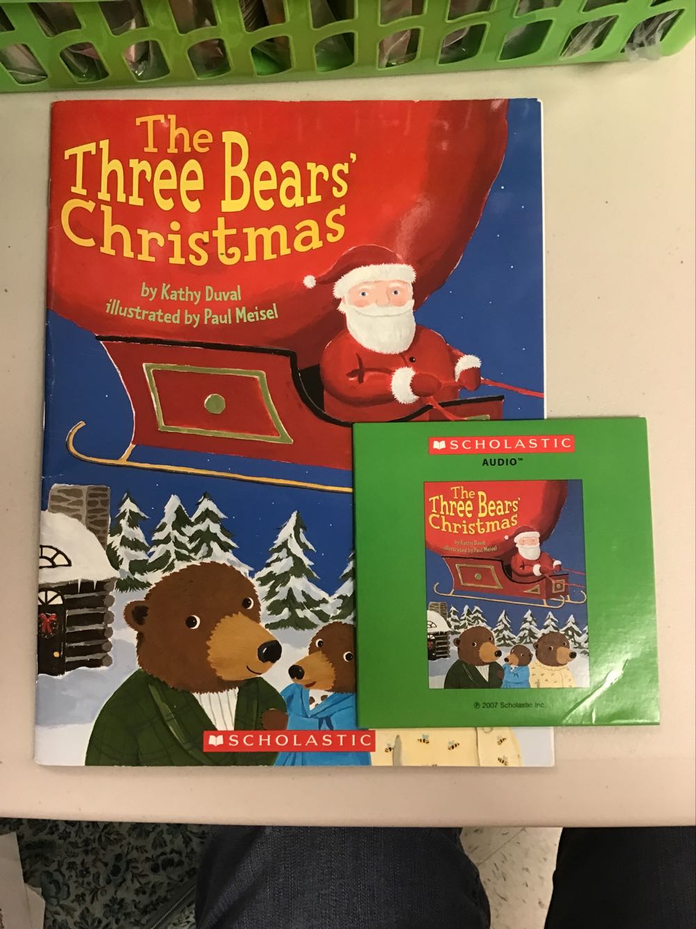 The Three Bears’ Christmas By Kathy Duval--audio Cd  & Book
