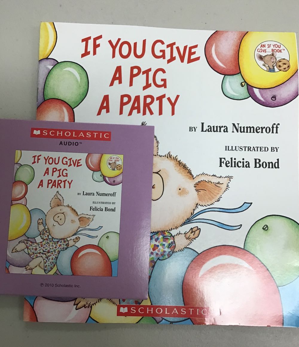 If You Give A Pig A Party  / Book & Audio