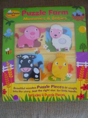 Puzzle Farm Mommies & Babies Wooden Puzzle Pieces