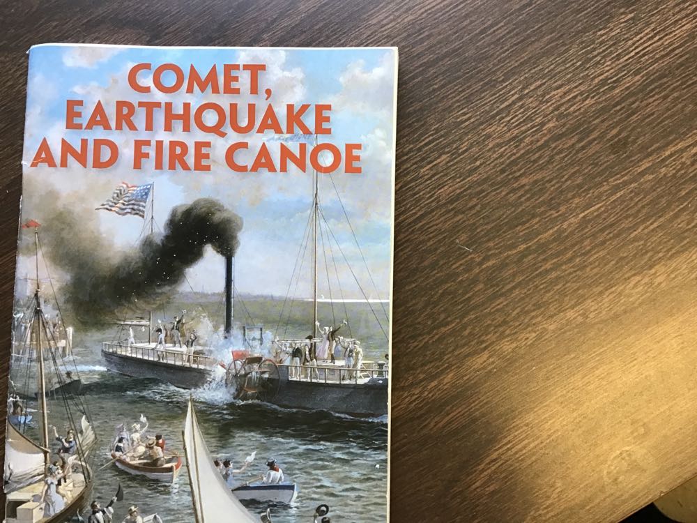 Comet, Earthquake And Fire Canoe