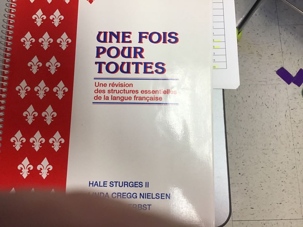 Une Fois Pour Toute (Spiral Bound)