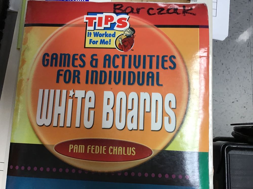 Games and Activities for Individual White Boards