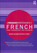 A Frequency Dictionary of French