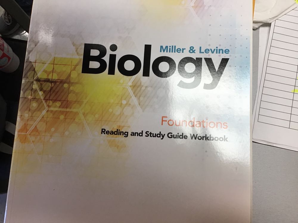 Next Generation Biology 2019 Foundations Workbook Student Edition Grade 9/10