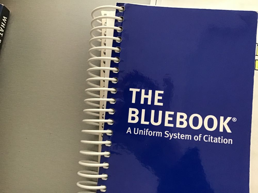 The Bluebook A Uniform System Of Citation