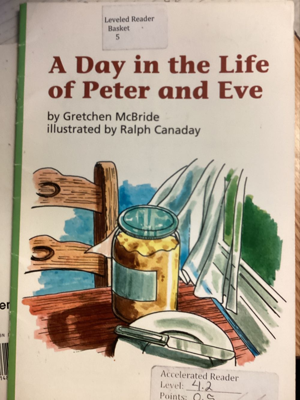 A. Day In The Life Of Peter And Eve - Gretchen Mcbride (Pearson Scott Foresman) book collectible [Barcode 9780328135202] - Main Image 1