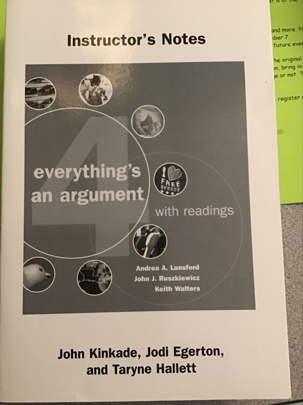 Everything’s An Assignment (Instructor’s Notes)