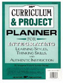 Curriculum and Project Planner