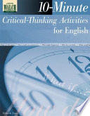 10-Minute Critical-Thinking Activities for English
