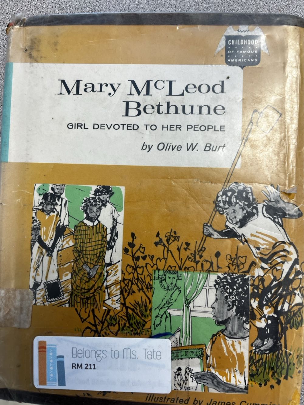 Mary McLeod Bethune - Olive W. Burt (The Bobbs-Merrill Co., Inc. - Hardcover) book collectible - Main Image 1