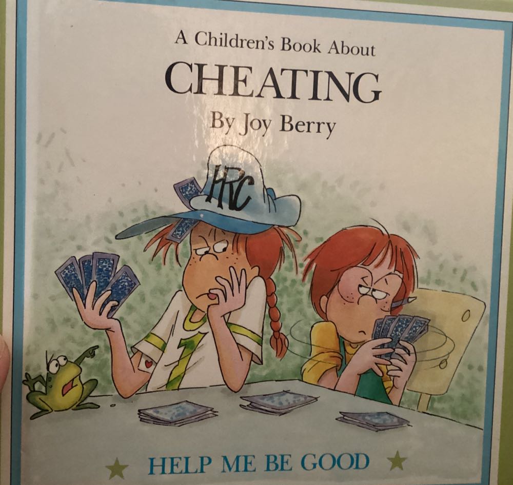 A Children’s Book About Cheating - Joy Berry book collectible - Main Image 1