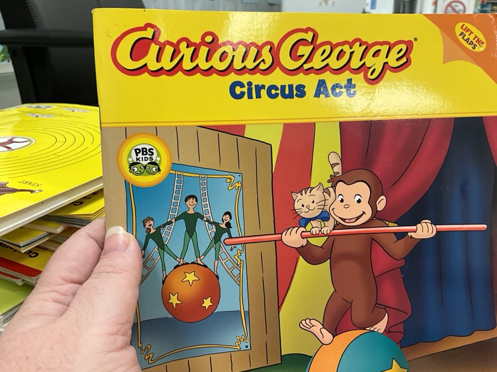 Curious George Circus Act - Margaret & H.A. Rey book collectible - Main Image 1