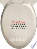 Sit and Solve Lateral Thinking Puzzles - Paul Sloane (Sterling Publishing Company, Inc.) book collectible [Barcode 9780806957050] - Main Image 1
