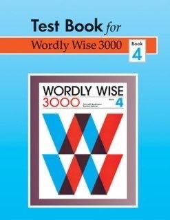 Test Book For Worldy Wise : Book 4 - Robyn Rayner book collectible [Barcode 9780838881347] - Main Image 1