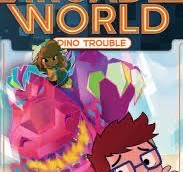 Arcade World: Dino Trouble Paperback - Nate Bitt book collectible [Barcode 9781338871081] - Main Image 1