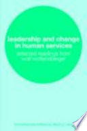 Leadership and Change in Human Services
