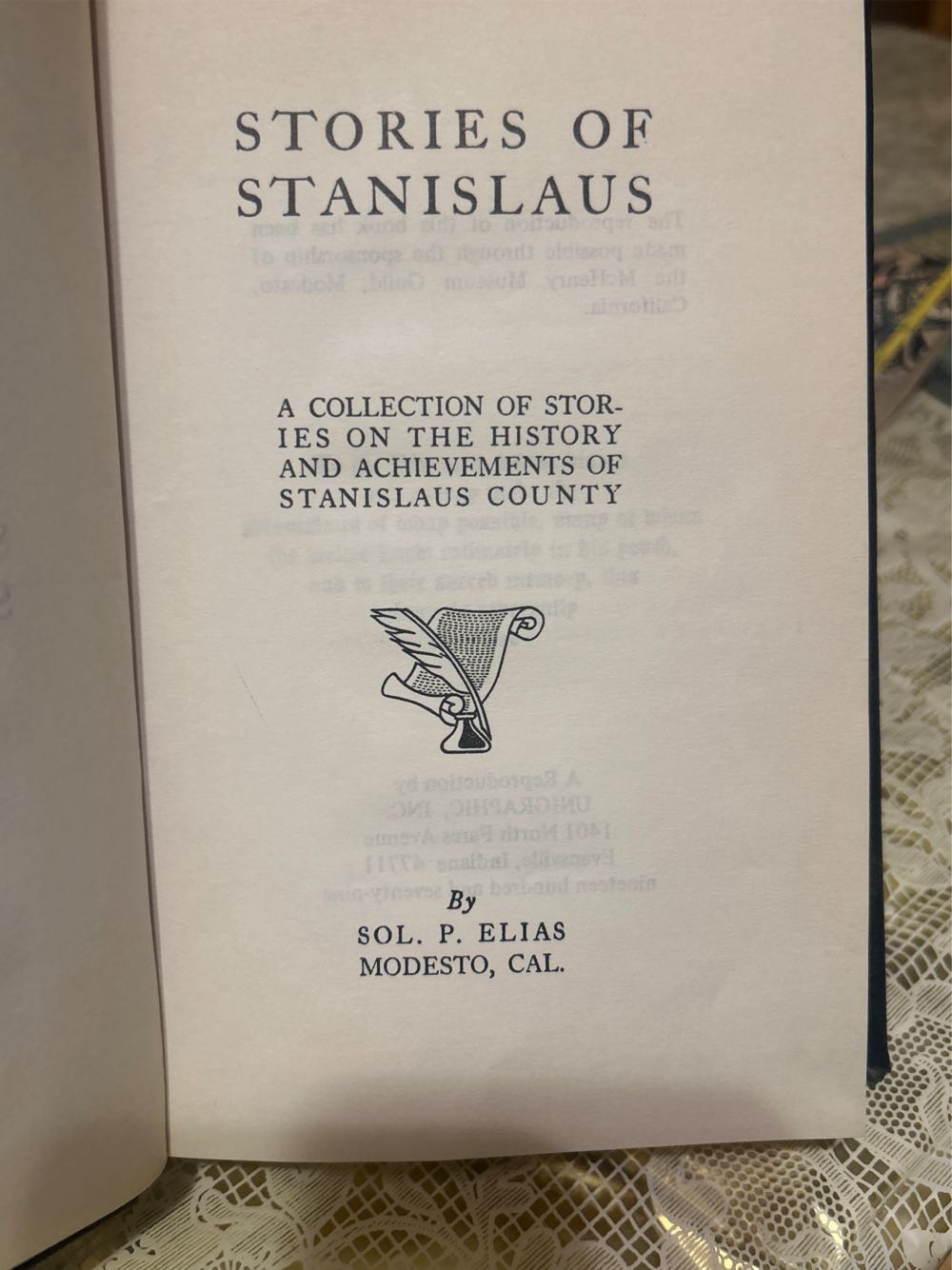 Stories Of Stanislaus - Sol P Elias (UniGraphic Inc. - Hardcover) book collectible - Main Image 2