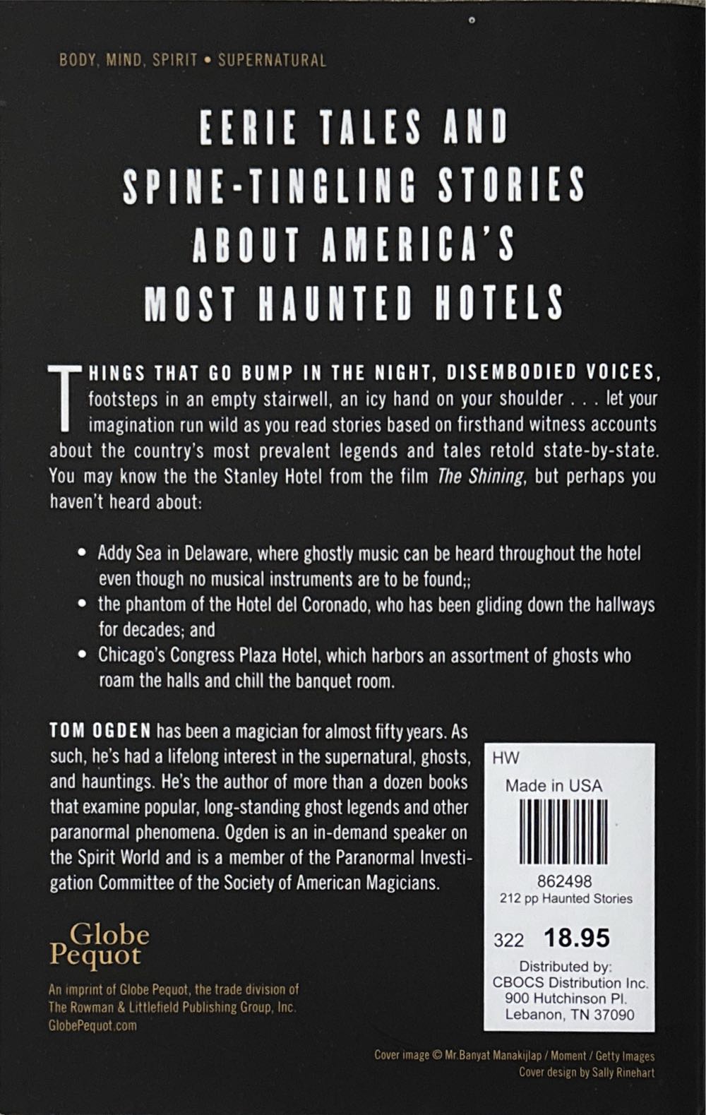 Haunted Hotels - Tom Ogden (The Rowman & Littlefield Publishing Group) book collectible - Main Image 2