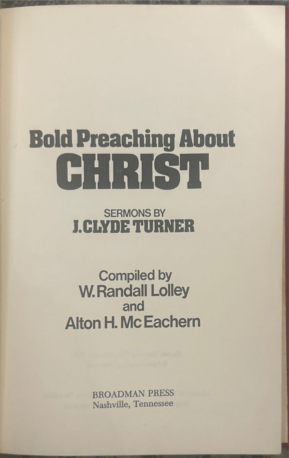 Bold Preaching About Christ